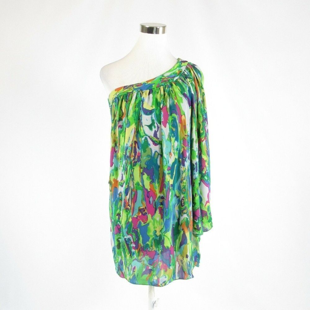 Single dress bright green dress P